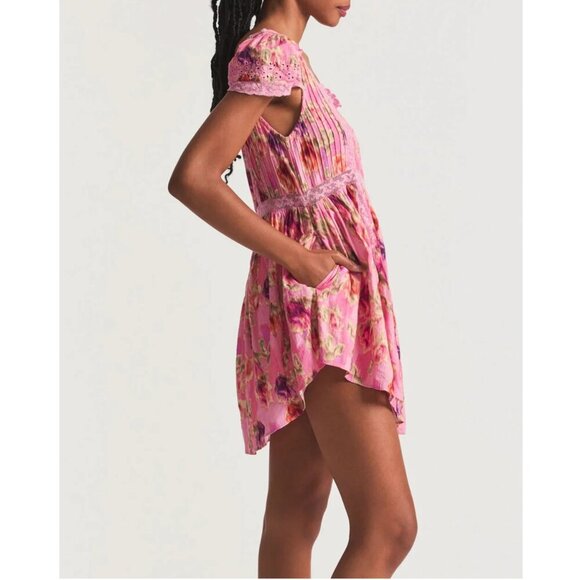 New w/Tags Love Shack Fancy Nutmeg Dress in Wild Pink, sz 6 - Picture 12 of 13